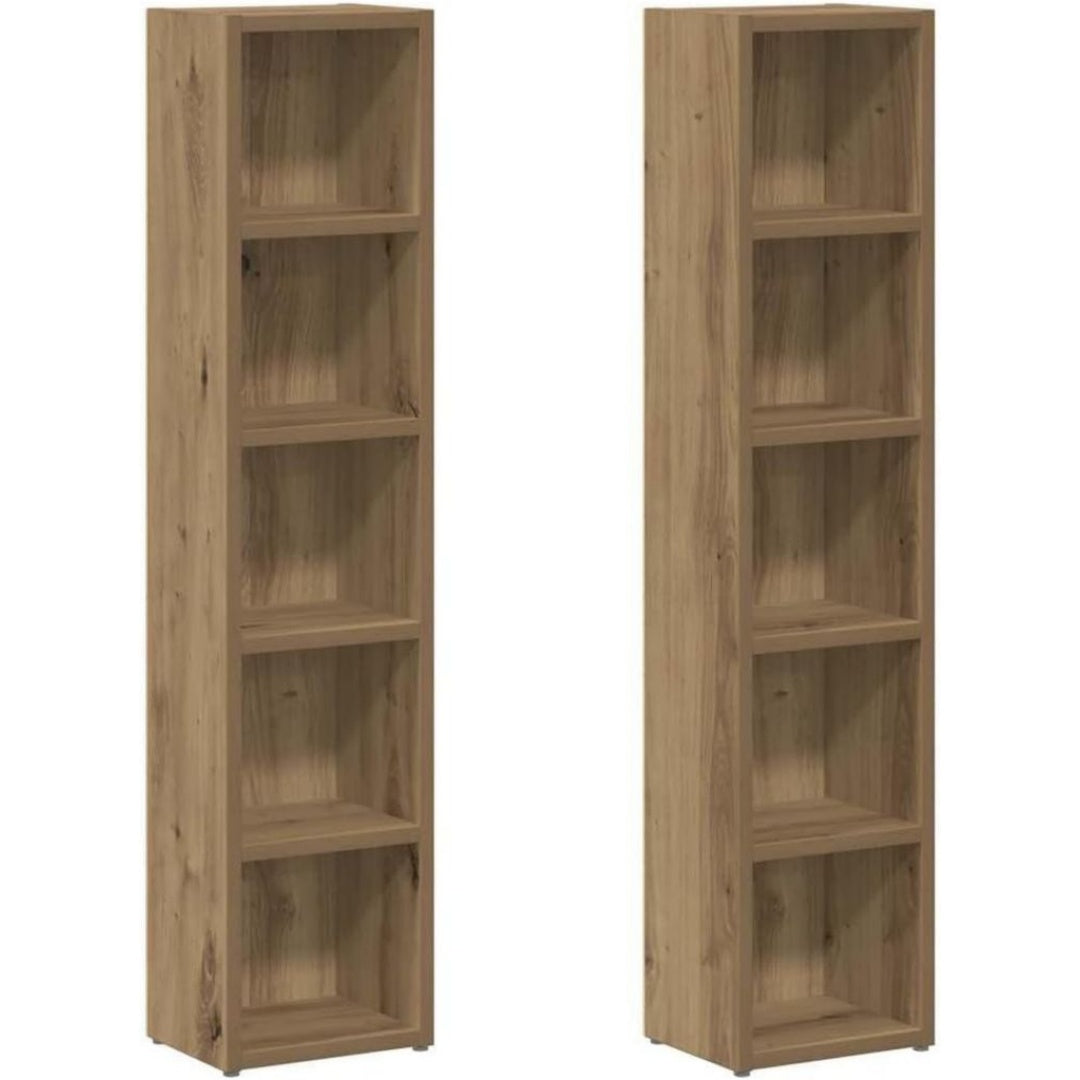 Legno Porta CD e DVD modulari Blu Robusto